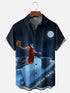 Men's Christmas Funny Graphic Short Sleeve Hawaiian Shirt